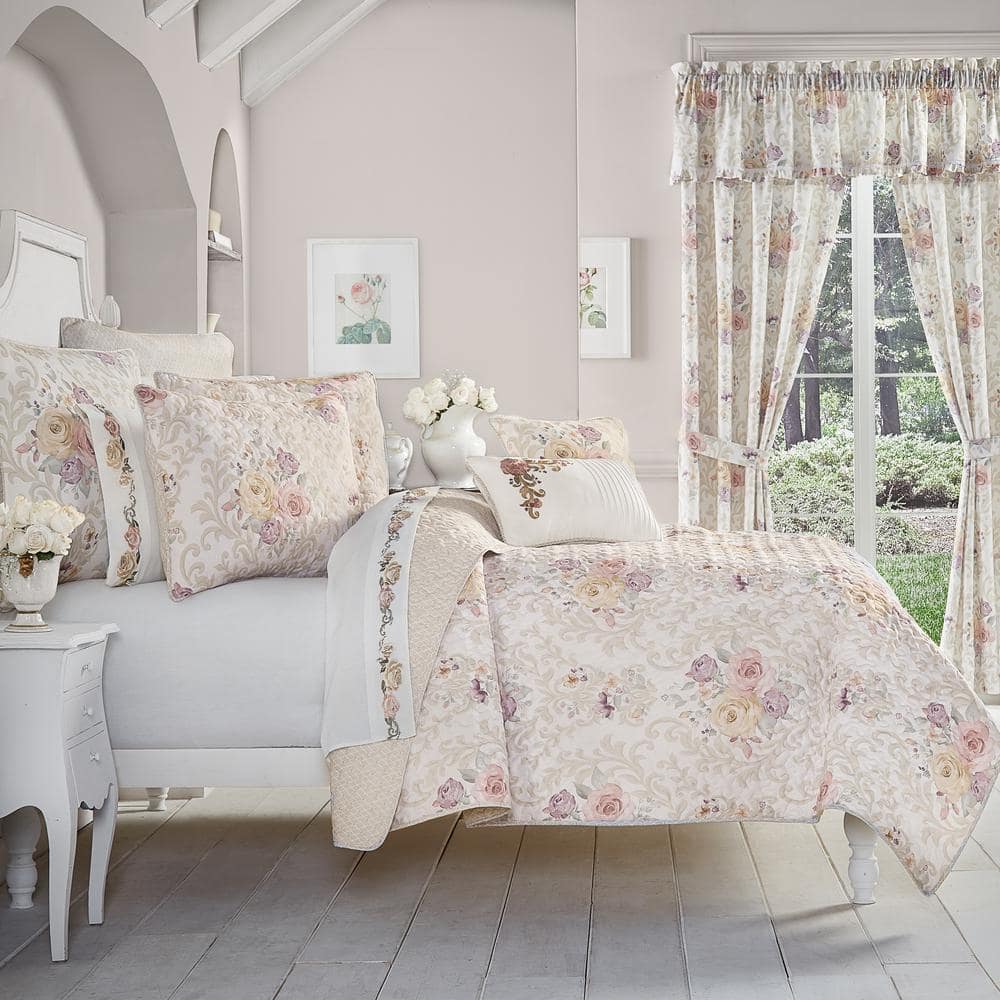  Chardonnay Ivory Polyester Twin / Twin x l 2-Piece Quilt Set