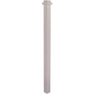 Stair Parts 4075 66 in. x 3-1/2 in. Primed Square Craftsman Solid Core Box Newel Post for Stair Remodel