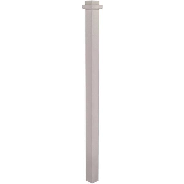 Stair Parts 4075 66 in. x 3 1/2 in. Primed White Box Newel Post