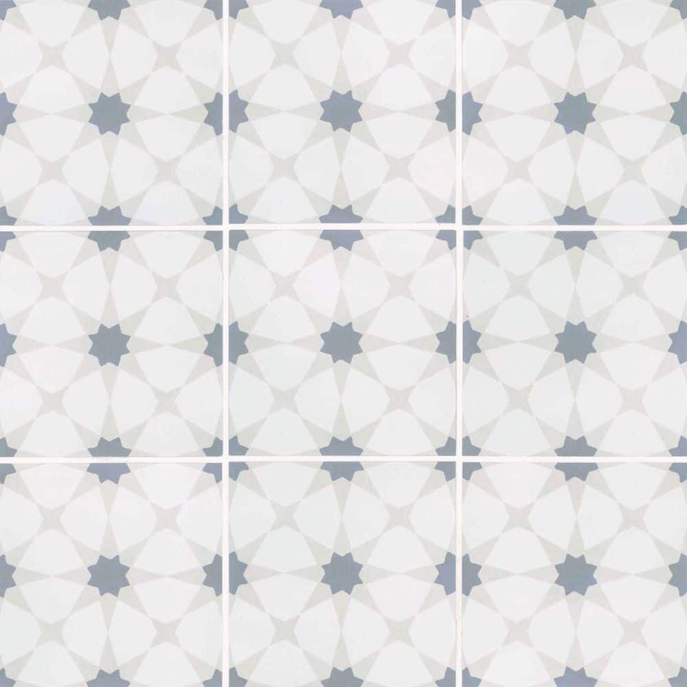 Zoudia 8 in. x 8 in. Matte Porcelain Encaustic Floor and Wall Tile (371.52 sq. ft./Pallet) price history on PriceWatchPro