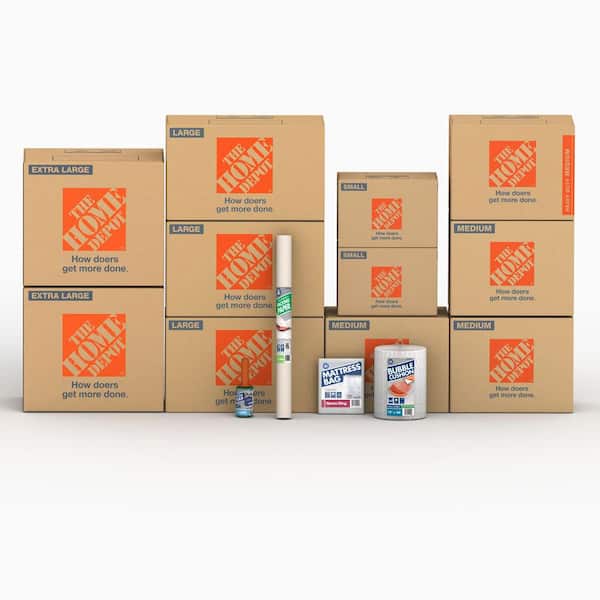 Reviews for The Home Depot 80-Box 3 Bedroom Moving Box Kit