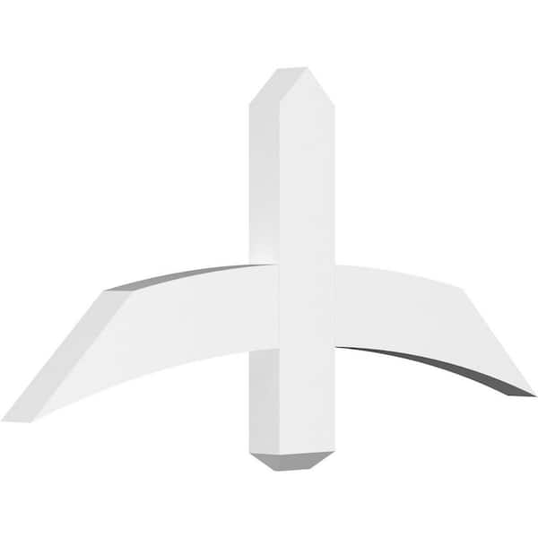 Ekena Millwork Bellingham 36 in. W x 16.5 in. H x 2 in. D Signature Polyurethane Bracket