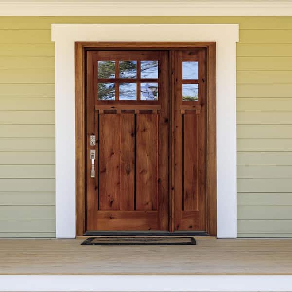 dark wood front doors