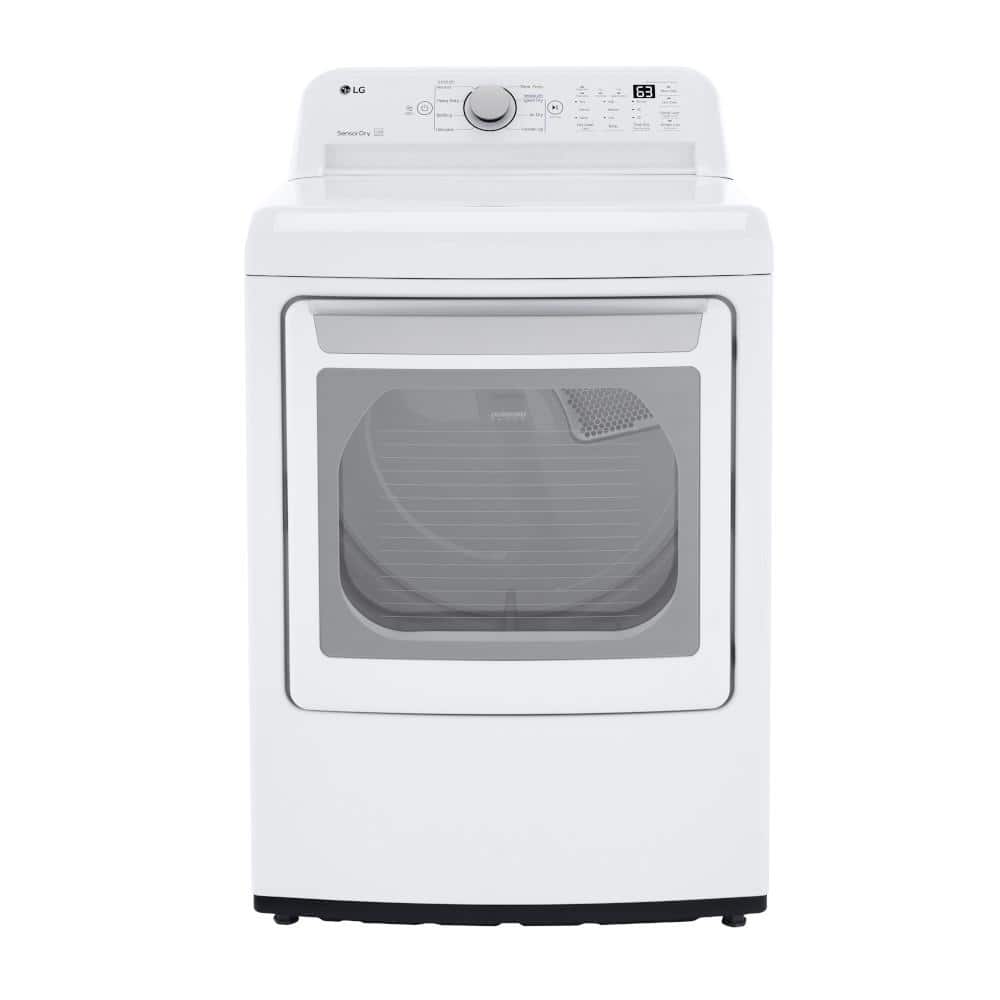 7.3 Cu. Ft. White Electric Dryer with Sensor Dry Technology