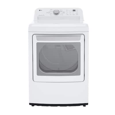 7.3 cu. ft. Ultra Large High Efficiency Electric Dryer in White