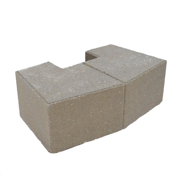 Oldcastle Ashton 4 in. x 12 in. x 7 in. Gascony Tan Concrete Garden Wall Bock