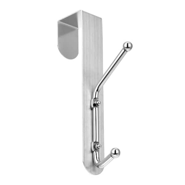 5 lbs. Capacity Padded Aluminum Over-The-Door Coat Hooks (12-Pack)