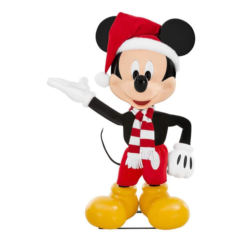 Disney 4 ft. Animated Holiday Mickey Mouse A5 25SV24951 - The Home