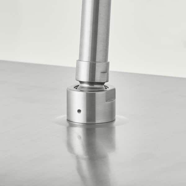 Modern 1-Spray 16 in. Single Ceiling Mount Fixed Rain Shower Head in Brushed Nickel Modern 1-Spray 16 in. Single Ceiling Mount Fixed Rain Shower Head in Brushed Nickel