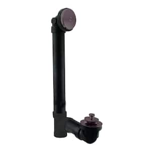 1-1/2 in. Schedule 40 ABS Bath Waste with 1-Hole Elbow in Oil Rubbed Bronze