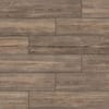 Florida Tile Home Collection Tahoe Cedar Brown 8 in. x 36 in. Porcelain ...