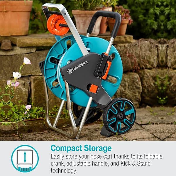 Hose Cart with Built-in Hose Guide