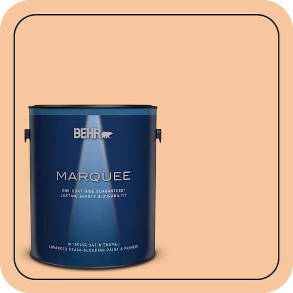 BEHR MARQUEE 1 gal. #M230-4 Cactus Blooms Satin Enamel Interior Paint & Primer
