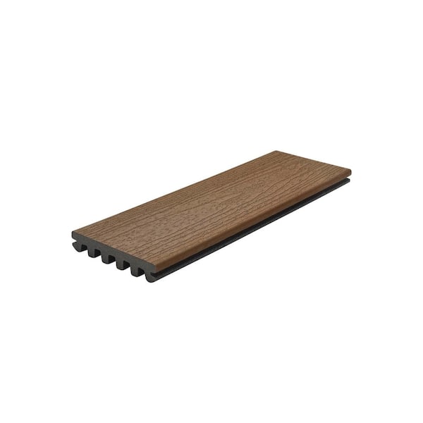 1 in. x 6 in. to 16 ft. Enhance Basics Saddle Composite Groove Deck Board