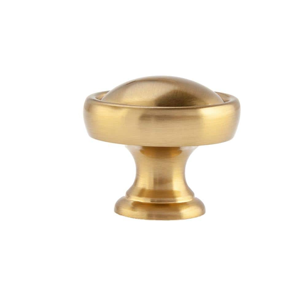 Grayson 1-1/8" Round Satin Brass Knob Multipack