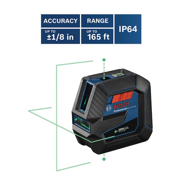 Bosch GLL 30 G Professional Electronic Green Line Laser Level - Express