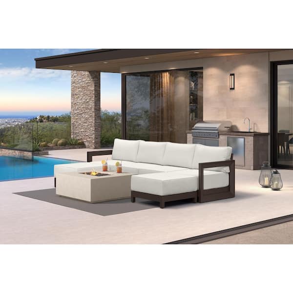 Purple Leaf Patio Conversation Set