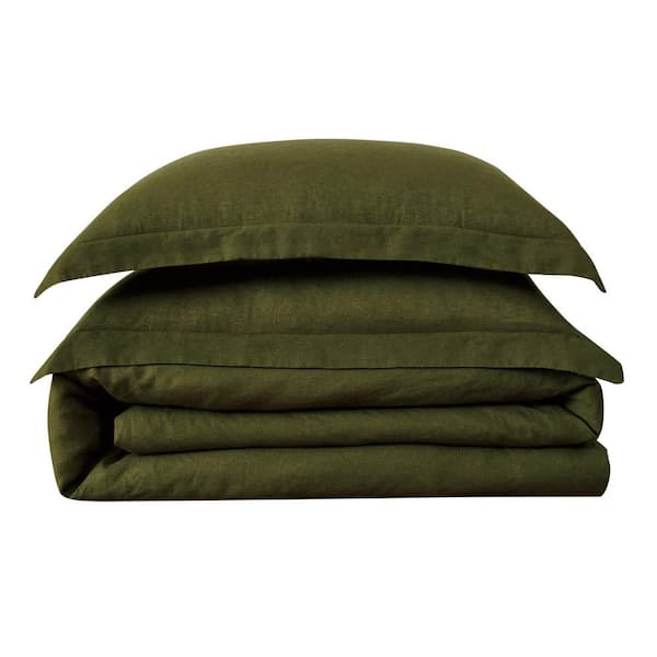 Brooklyn Loom Linen 3-Piece Duvet Set