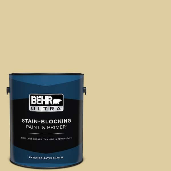 BEHR ULTRA 1 gal. #PPU8-11 Mojito Satin Enamel Exterior Paint & Primer