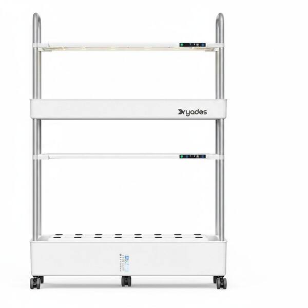 Dryades 32-Pod Vertical Hydroponic Garden System with Large