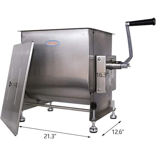 Hakka 40 L S/S Meat Mixer, Single Shaft, Fixing Tank, Handy Use and Electric Use (with TC12 Body)