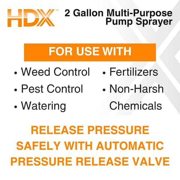 2 Gallon Multi-Purpose Lawn and Garden Pump Sprayer