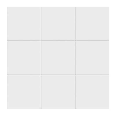 Casablanca Solid White 8 in. x 8 in. Matte Ceramic Floor and Wall Tile 14.4492 sq. ft./Case
