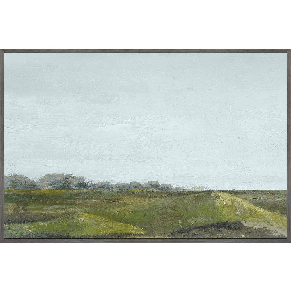 "Go to the Hills" by Parvez Taj Floater Framed Canvas Nature Art Print