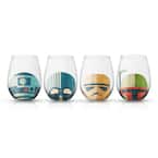 JoyJolt 20 oz. Spirits Large Stemless Wine Glasses (Set of 8) MG20248 - The  Home Depot