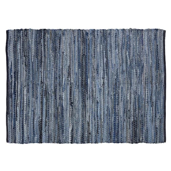 Chindi Denim 5 ft. x 7 ft. Indoor Area Rug