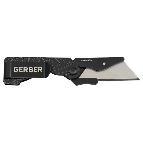 Gerber - E.A.B. Stainless Steel Compact Utility Knife in Black Topo
