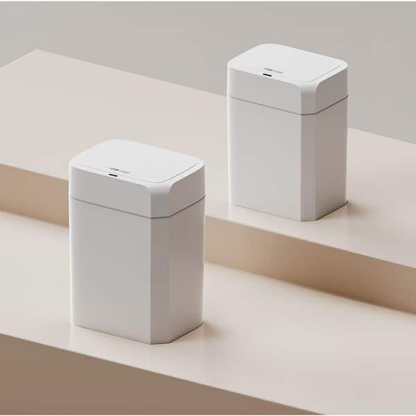 Motion Sensor Touchless Trash Can Combo (2-Pack), 16 L and 11 L