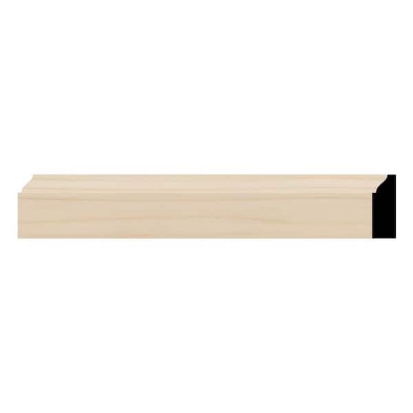 Ekena Millwork WM947 0.38 in. D x 1.25 in. W x 96 in. L Wood (Alder) Colonial Casing Moulding