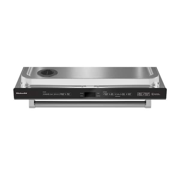 KitchenAid KUDL031VBL 24 Black Full Console Dishwasher #132920