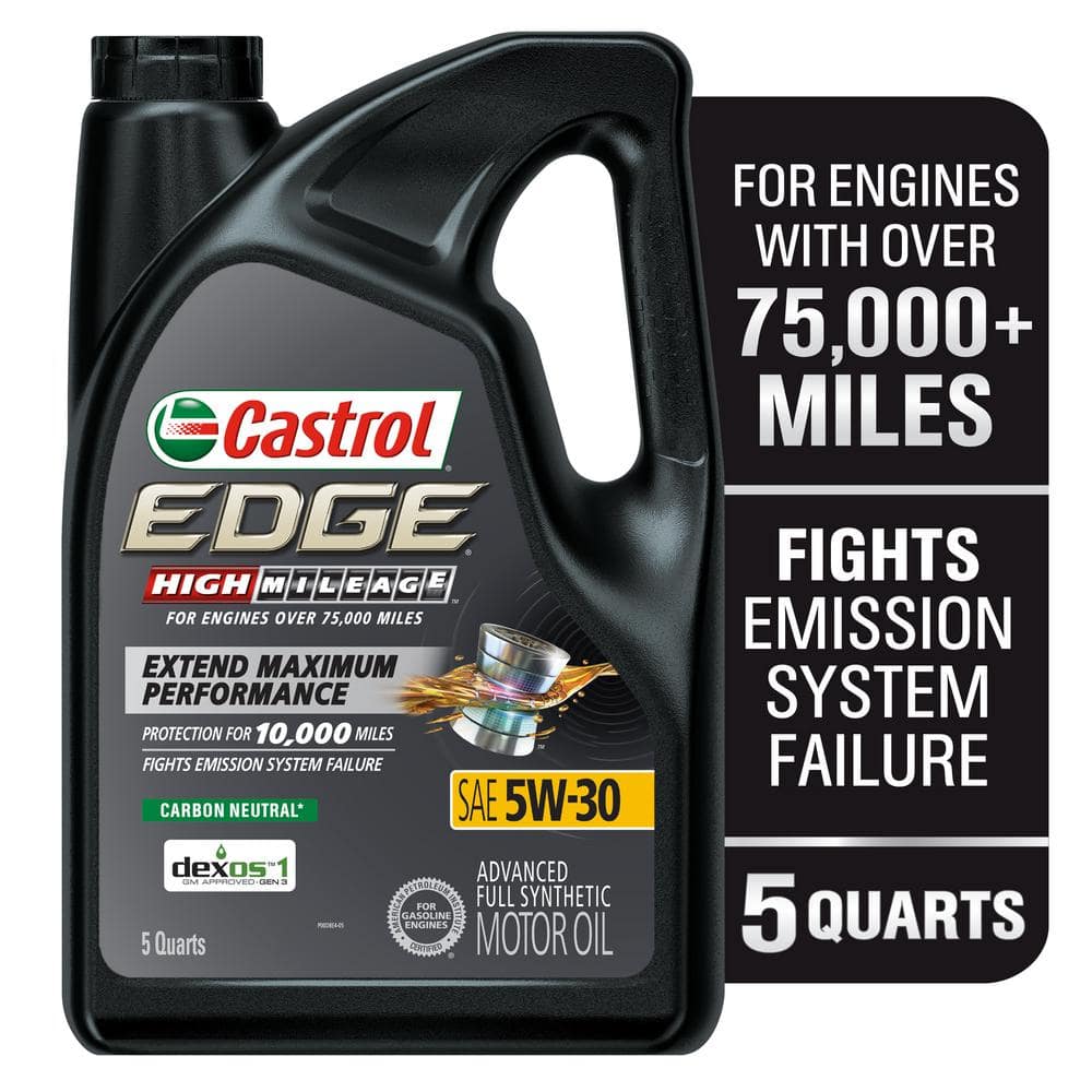 CASTROL 160 fl. oz. 5 Qt. 5W-30 Engine Oil 15906E - The Home Depot