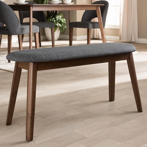 IDÉE SOLID BENCH ヘンリーボーン柄ナチュラルグレー IDÉE SOLID