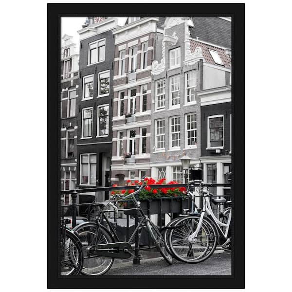 Amanti Art Avon Black Picture Frame Opening Size 24 x 36 in.