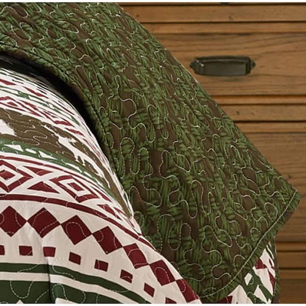 Deer print Reversible Quilt set – Mega Bedding Outlet