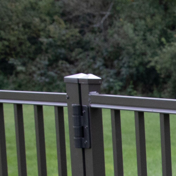 Barrette Outdoor Living 2 in. x 2 in. White Aluminum Pyramid Post Top