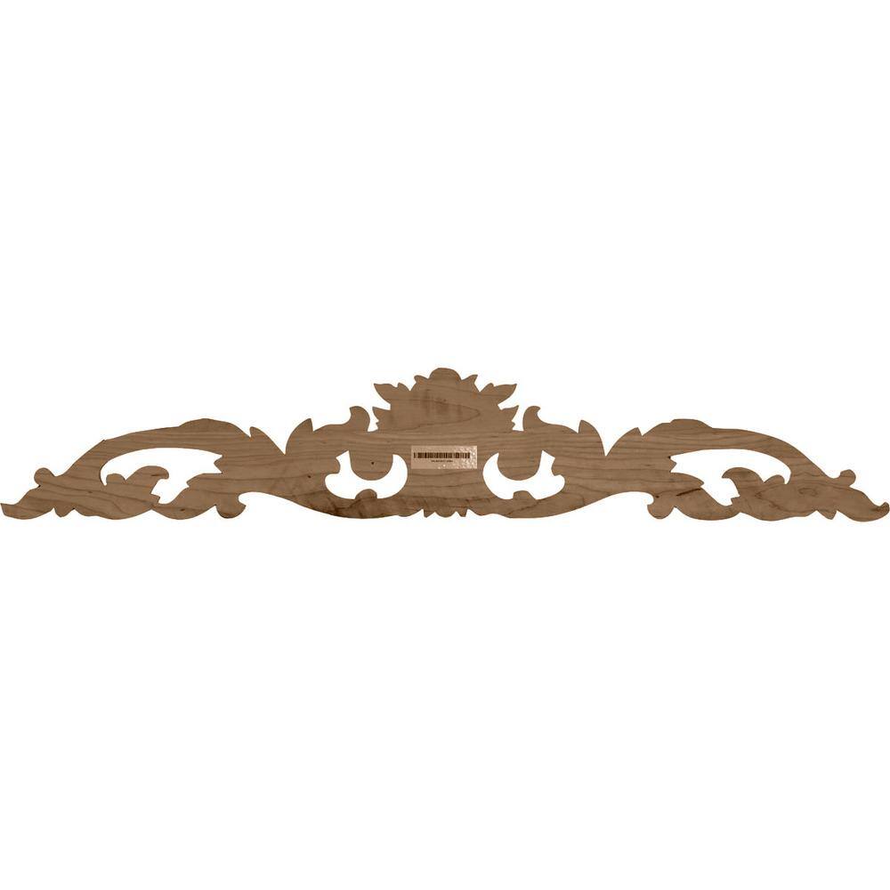 24.75'' Lindenwood Medium Green Leaf Scroll Onlay