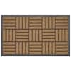 Envelor Criss Cross Tan 24 in. x 40 in. Coir Outdoor Door Mat  EN-RMC-11501-M - The Home Depot