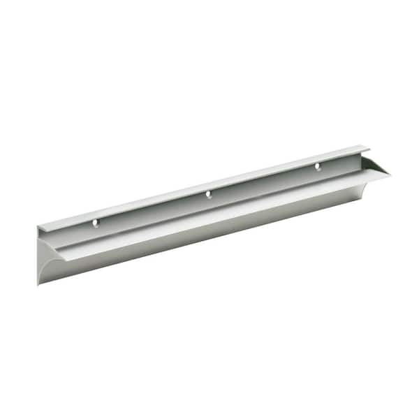 RAIL 0.75 in. Silver Shelf Bracket