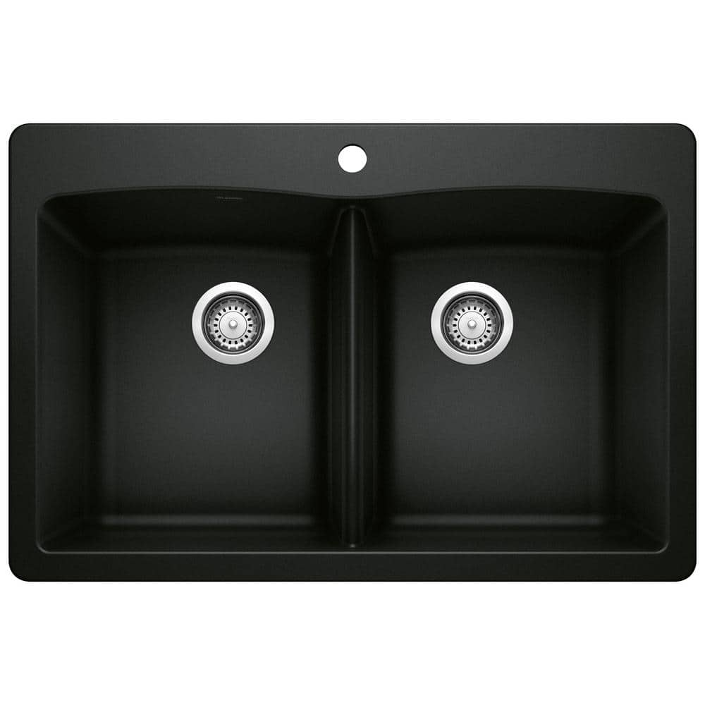 Rene 31 Stainless Steel Kitchen Sink, 55/45 Double Bowl, 18 Gauge