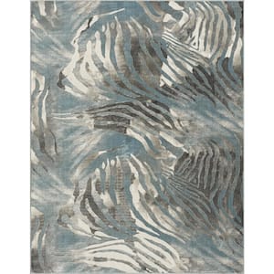 Serengeti Multi-Colored 3 ft. x 5 ft. Abstract Area Rug