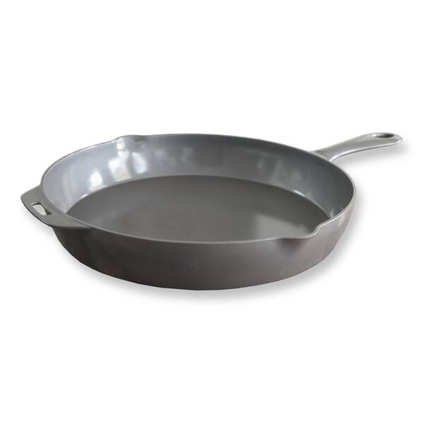 Little Griddle 12 in. Ceramic Nonstick Indoor/Outdoor Skillet in Charcoal Gray