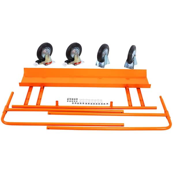 Miscool Ami Heavy-Duty Drywall Sheet Cart, Panel Dolly 1800 lbs. Load Capacity, Panel Service Cart, Casters with Brake
