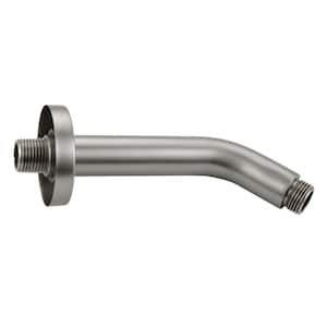 5.9 in. Shower Arm and Flange in Brushed Nickel