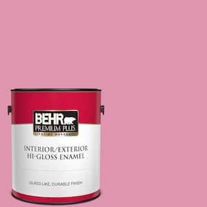 1 gal. #P130-4 Its a Girl Hi-Gloss Enamel Interior/Exterior Paint