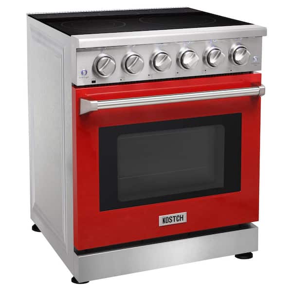 KOSTCH 30 in. 5 Elements Freestanding Electric Range in Stainless KOSTCH 30 in. 5 Elements Freestanding Electric Range in Stainless