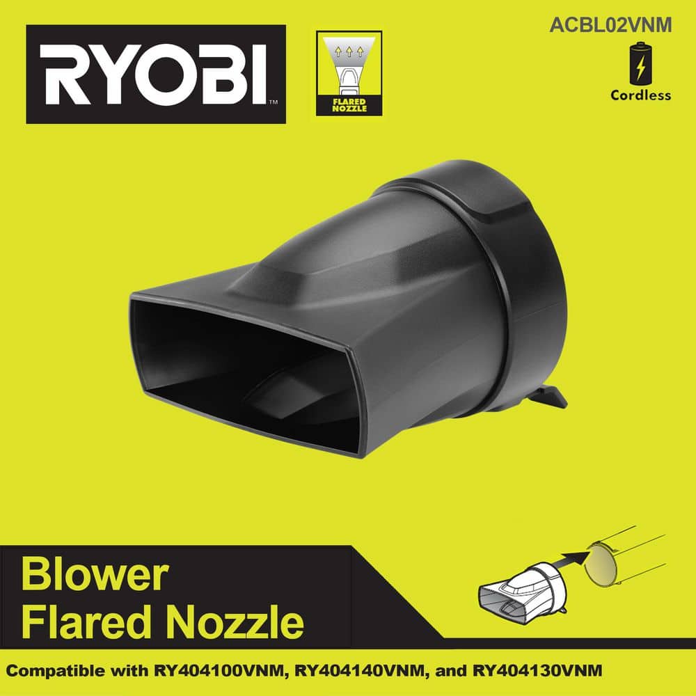 Ruddy vision lige RYOBI Blower Spread Nozzle ACBL02 - The Home Depot